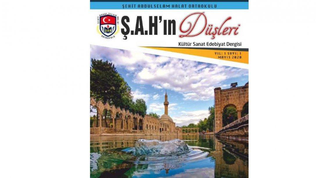 Şehit Abdulselam HALAT Ortaokulu - Ş.A.H'ın Düşleri Kültür Sanat ve Edebiyat Dergisi Yayımlandı.