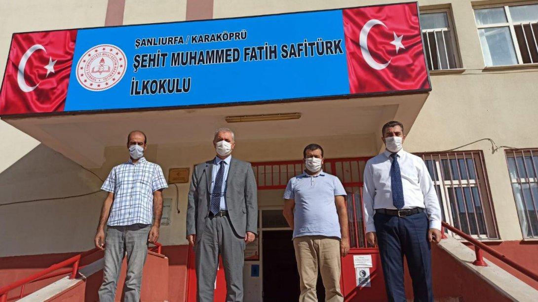 Okul Ziyaretleri ''Şehit Muhammed Fatih SAFİTÜRK İlkokulu''
