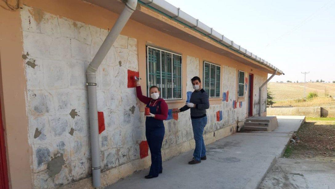 Bozköy İlkokulu'nda Rengarenk Değişim