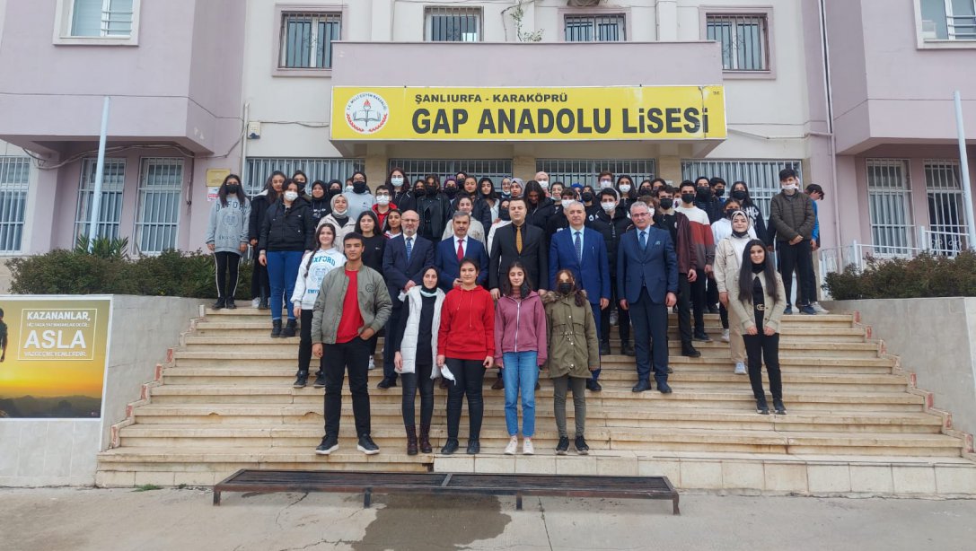 Gap Anadolu Lisesi Öğrencilerine Değerler Eğitimi Kapsamında Seminer Verildi.