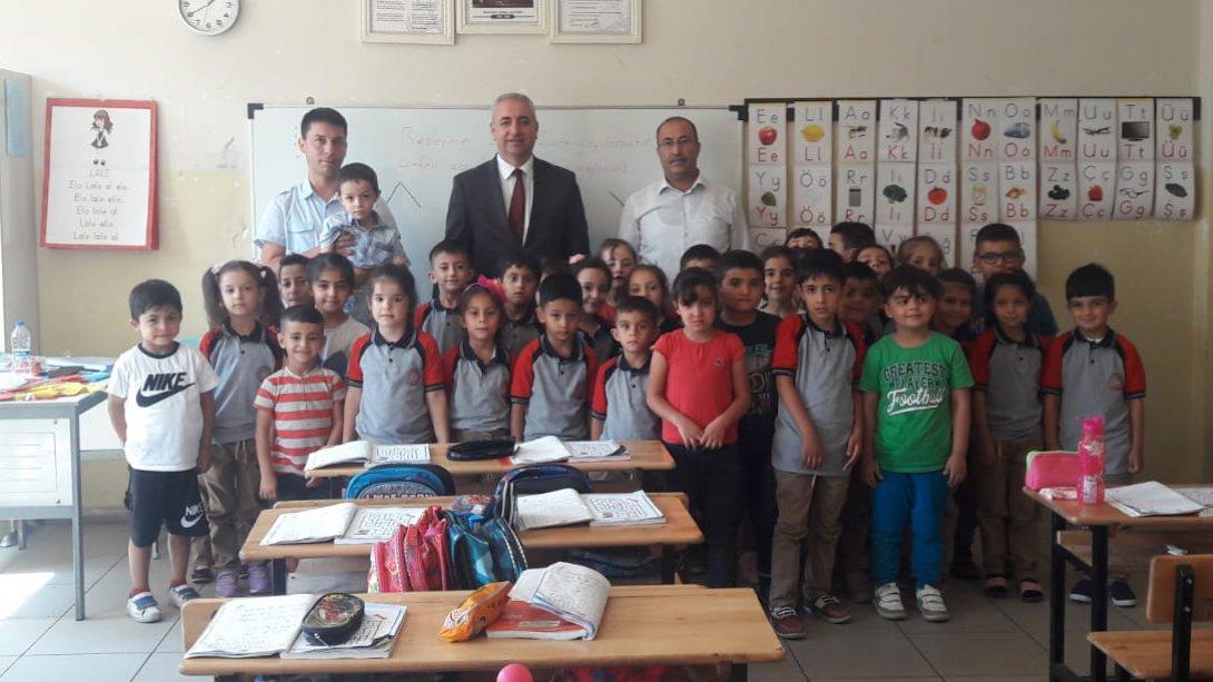 İlçe Milli Eğitim Müdürümüz Hacı Murat YANMAZ, TOKİ Battani İlkokulu'nu ziyaret ettiler. 