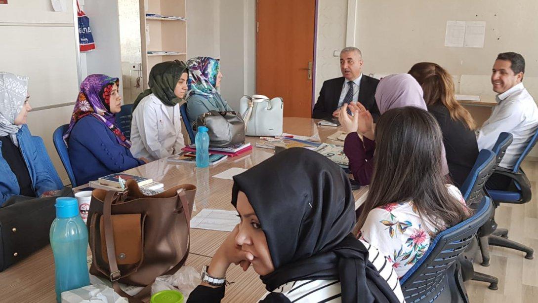İlçe Milli Eğitim Müdürümüz Hacı Murat YANMAZ, Karaköprü Mesleki ve Teknik Anadolu Lisesini ziyaret ettiler. 