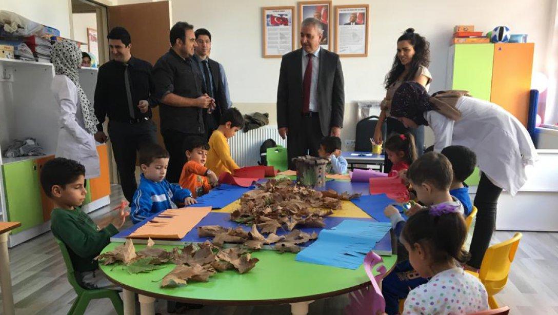 İlçe Milli Eğitim Müdürümüz Hacı Murat YANMAZ, Hüma Hatun Anaokulu'nu ziyaret ettiler. 
