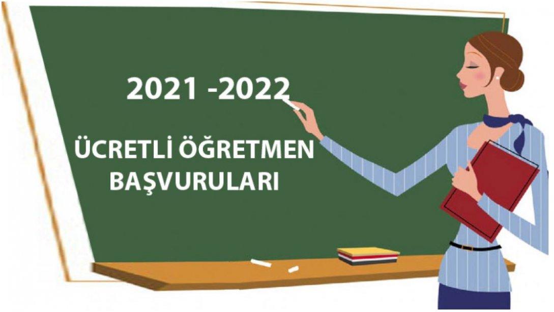 2021-2022 Ücretli Öğretmenlik Başvuruları Başladı.
