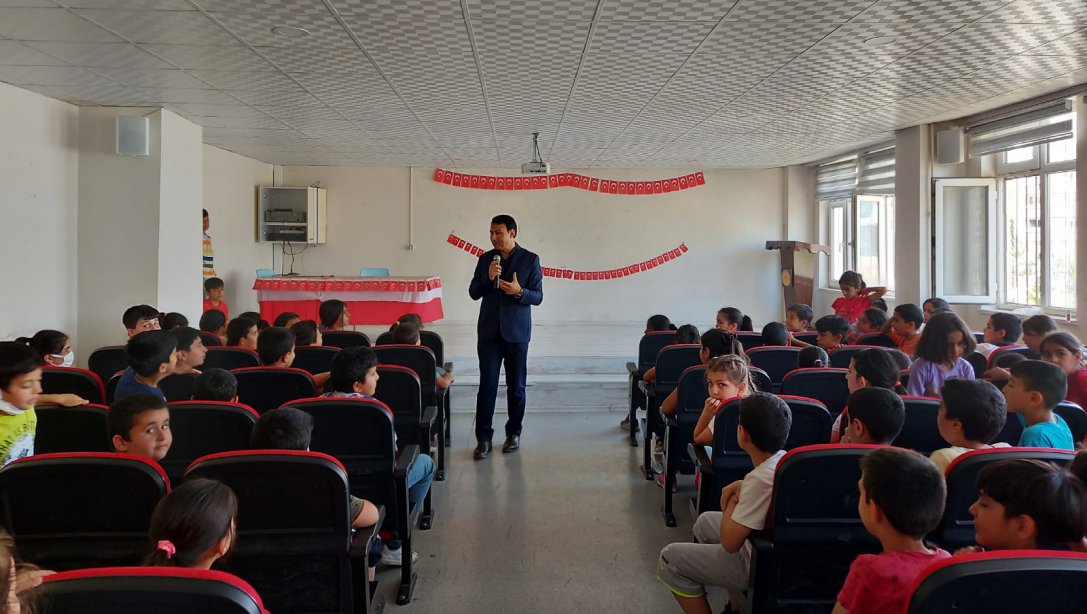 Karaköprü Borsa İstanbul İlkokulu Öğrencilerine Değerler Eğitimi Kapsamında Seminer Verildi.