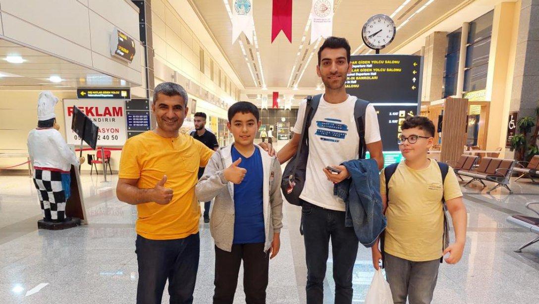 Karaköprü Bilim ve Sanat Merkezi Teknofest Takımı , Türkiye Finalleri için Rize'ye Uçtu