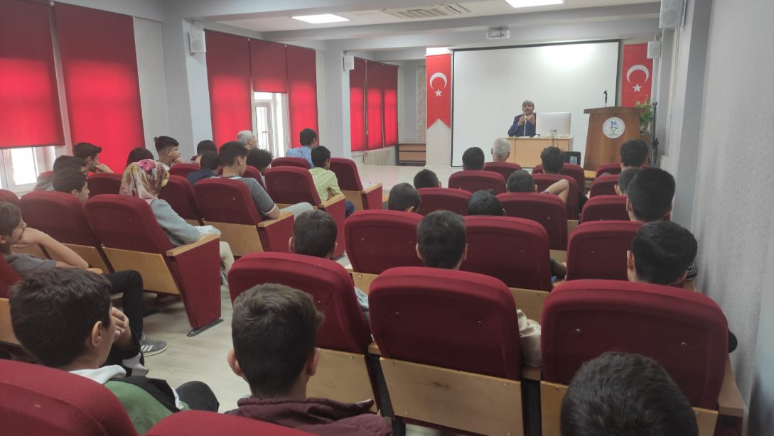 Said Nursi  Anadolu İmam Hatip Lisesi Öğrencilerine Değerler Eğitimi Kapsamında Seminer Verildi.